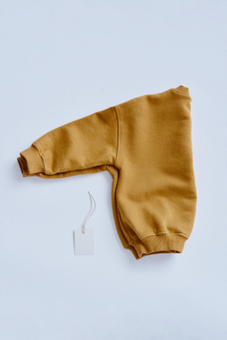 ZARA TIMELESZ - ТОЛСТОВКА С ВЫШИВКОЙ, РЫЖЕВАТО-КОРИЧНЕВЫЙ