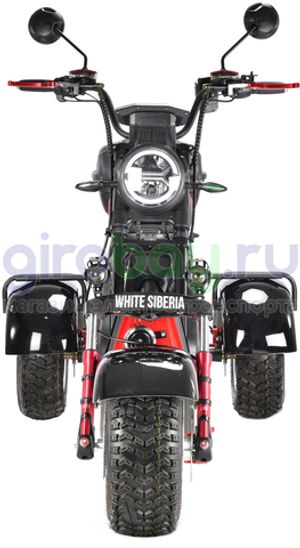 Электроскутер WHITE SIBERIA PRO TRIKE 3000W OFF-ROAD (Черный) фото №7