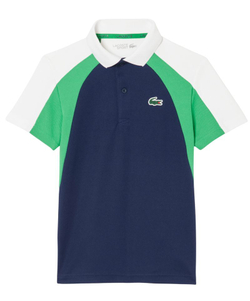 Детская теннисная футболка Lacoste Kid's UV Protect Piqu_ Tennis Shirt
