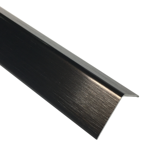 Угол "браш" 20*20мм "DО-1" 2,7м Бронза глянец анод. алюм.