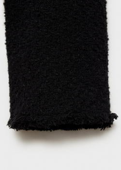 Куртка из твида с пуговицами-стразами