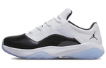 Jordan Air Jordan 11 cmft low "concord" non-slip shock absorption low-cut retro basketball shoes men's black and white