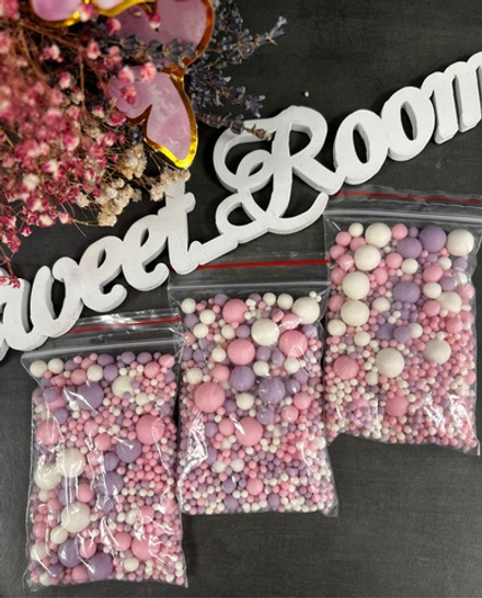 Драже зерн в глаз жемчуг микс роз/сир/белоснеж Годен24мес №086 50гр