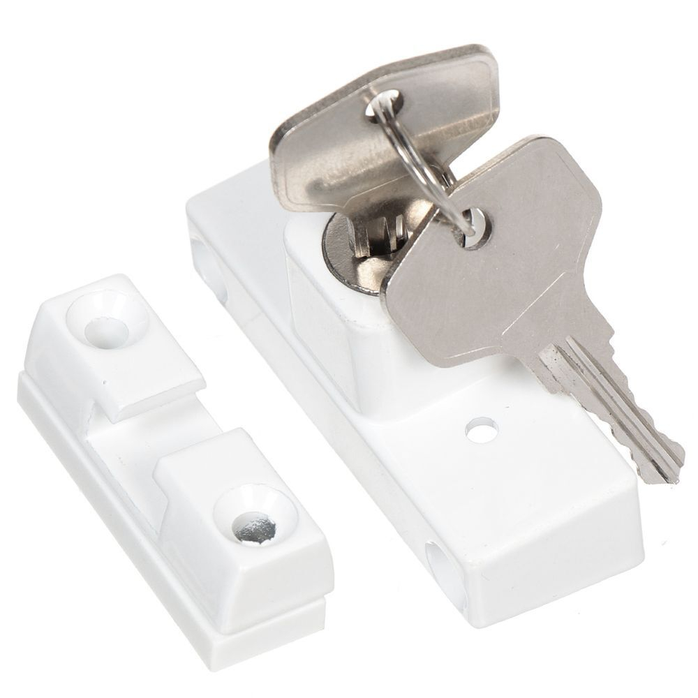 Замок накладной оконный, Trodos, Baby Safe Lock, 213102, бел