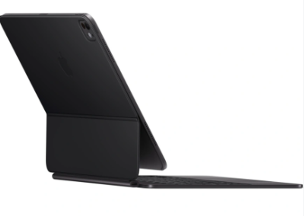 Клавиатура Apple Magic Keyboard with Trackpad для iPad Pro 13 (2024) русская (нейлон с подставкой) (черный) (MWR53)
