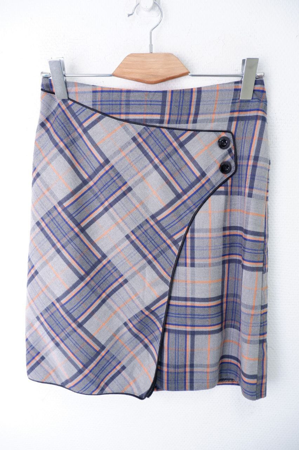 Юбка стильная в клетку 44-46 размер