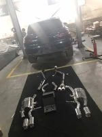 Спортивная выхлопная система с заслонками для Porsche Macan 95B.1 3.0T/3.6T 2014-2018 Порше Макан