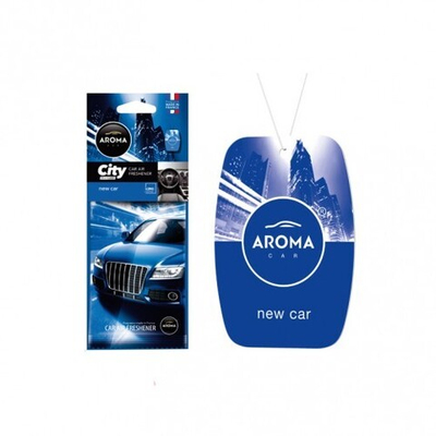AROMA CAR Ароматизатор картонный CITY New Car