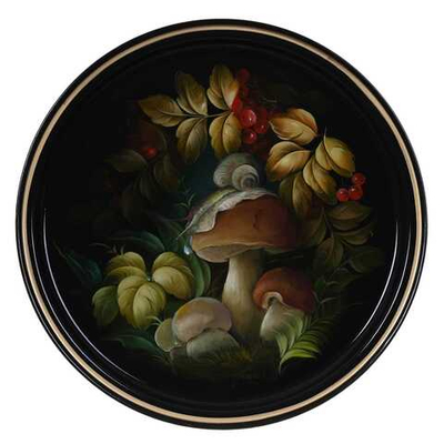 Zhostovo metal tray A9D17012545