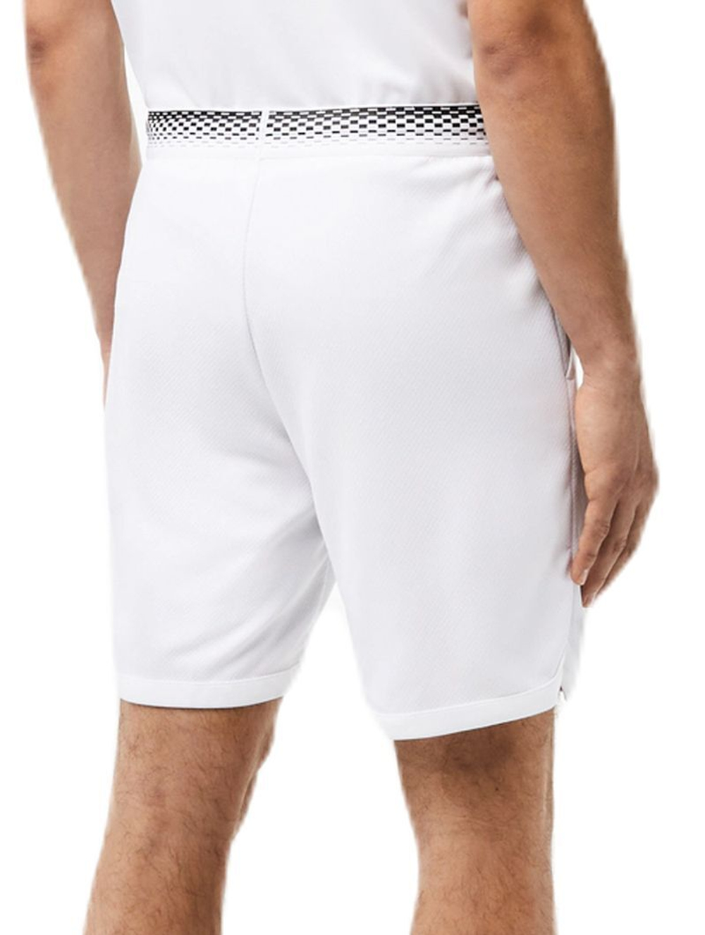 Мужские теннисные шорты Lacoste Tennis x Daniil Medvedev Mesh Shorts - white