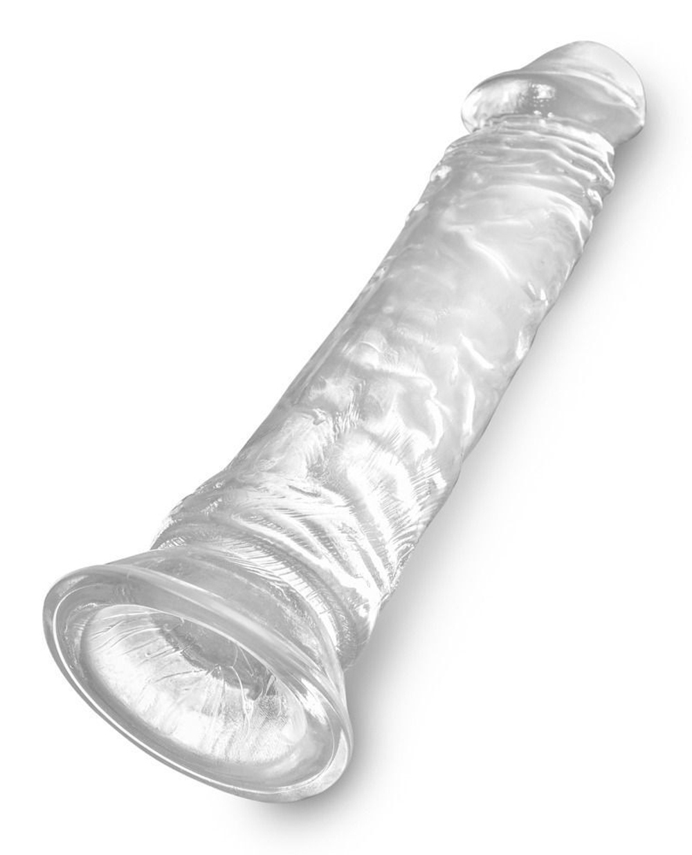 Прозрачный фаллоимитатор 8 Inch Dildo - 21,8 см. (Цвет: прозрачный)