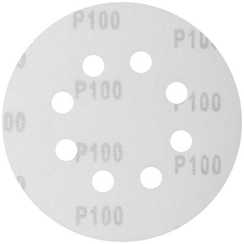 Круги шлифовальные 5 шт., 125 мм, Р100, 8 отверстий FIT IT 39665
