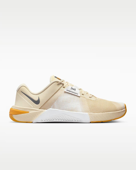 Кроссовки мужские Nike Metcon 10 (Бело-Золотые)