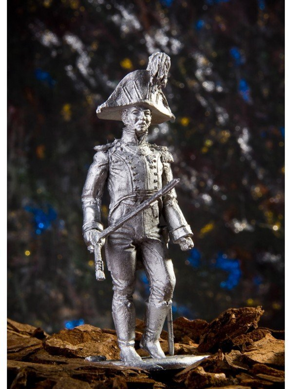 Оловянный солдатик Шеф Невшательского батальона, 1807-1808 г. г.