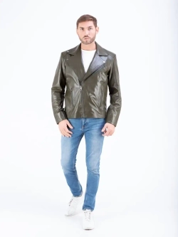 Косуха мужская  кожаная,  куртка мужская