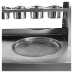 Фризер для жареного мороженого Foodatlas KCB-1Y (контейнеры, стол для топпингов, система контроля температуры)