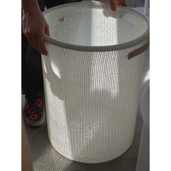 Корзина для хранения Sustainable collection, Ø42х55 см, молочная