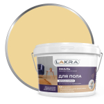 ЛАКРА  Эмаль акриловая для пола Бежевая 2,4кг (LAKRA)