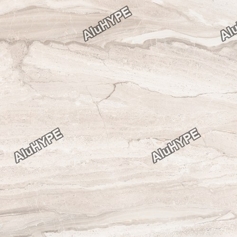 Алюминиевая композитная фасадная панель PlastCover 4/0,4 FR 1500×4000, цвет 1067 Мрамор Леванто AluHype