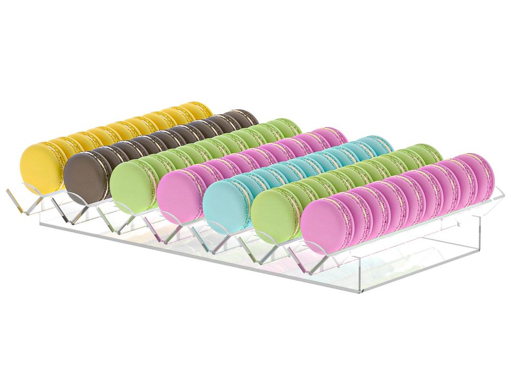 Подставка для макарони, макарун 7 рядов