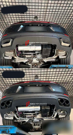 Выхлопная система с заслонками для Porsche Panamera 976 2.9T 2024+ Порше Панамера