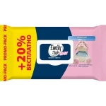 Салфетки влажные Для детей 100 +20 штук упаковка с клапаном (+20% БЕСПЛАТНО) РОЗ/ГОЛ гипоа