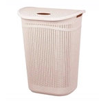 Корзина для белья ВЯЗАНИЕ 55л чайная роза 76-604