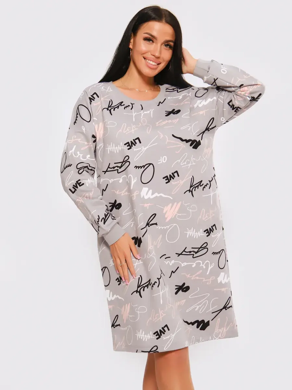 Ночная сорочка утеплённая