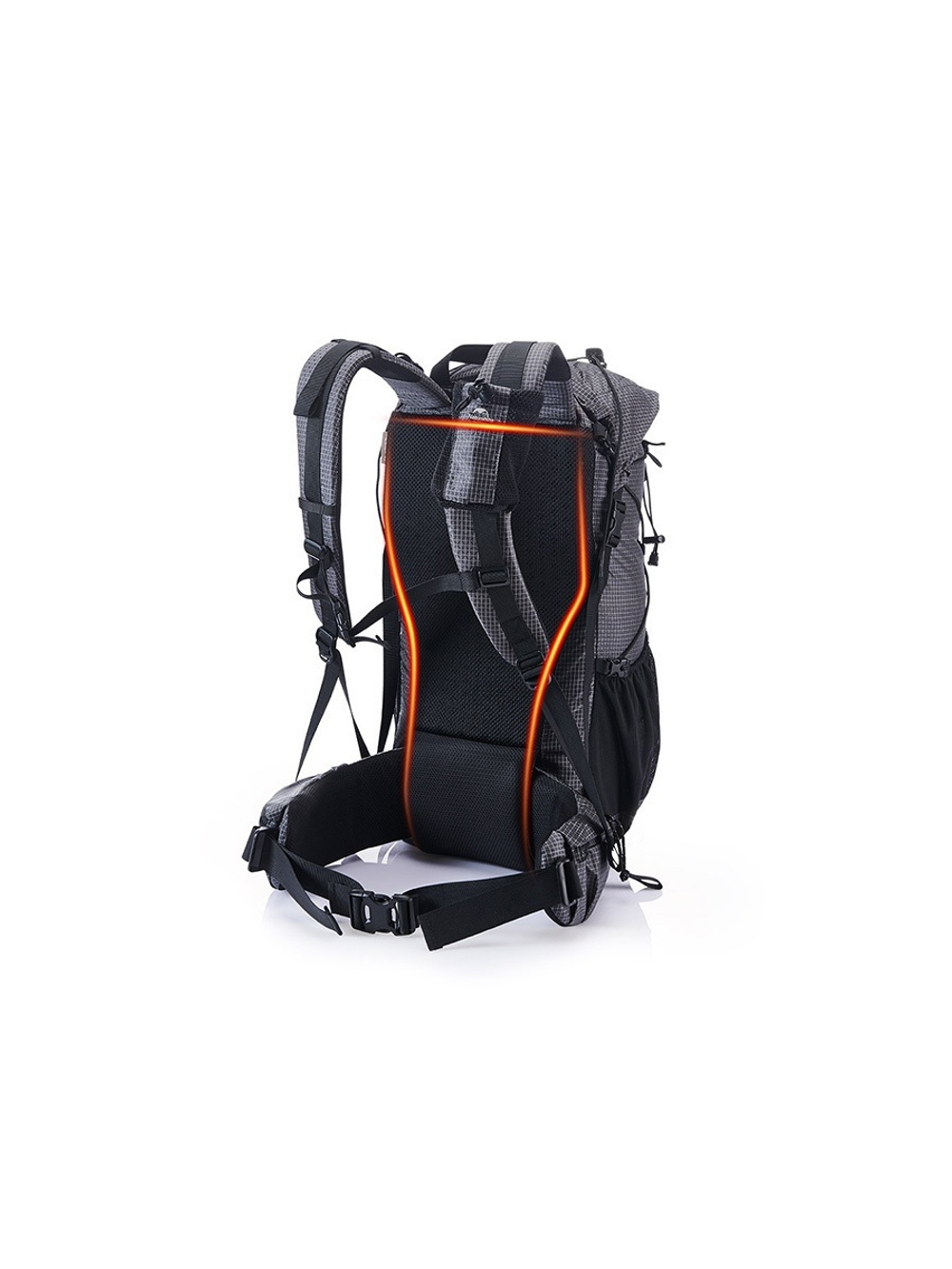 Рюкзак туристический Naturehike 60+5 л, черный