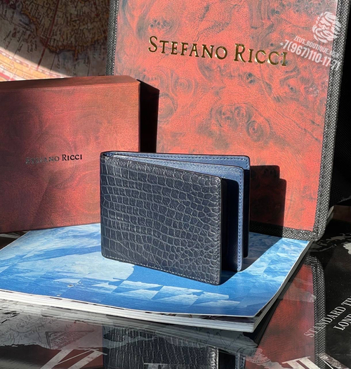 Кошелёк Stefano Ricci из кожи крокодила