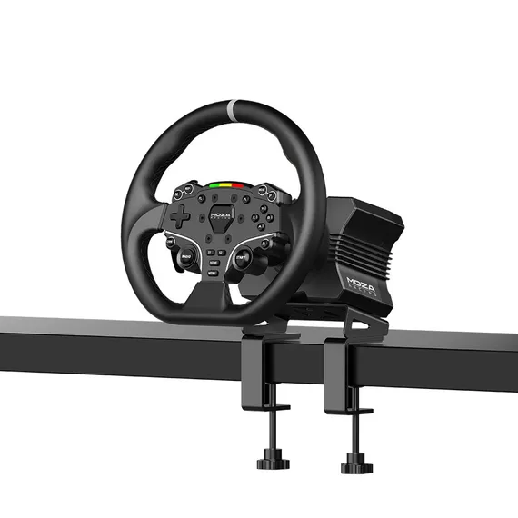 Игровой руль MOZA R5 Bundle (R5 Base, ES Wheel, SR-P Lite double Pedals，R5 Table Clamp) RS20