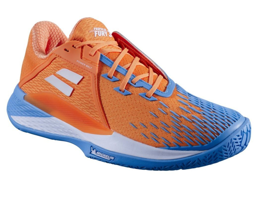 Мужские кроссовки теннисные Babolat Propulse Fury 3 All Court - апельсиновая корка