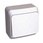 Schneider Electric ЭТЮД Белый Выключатель 1-клавишный открытая установка BA10-001B