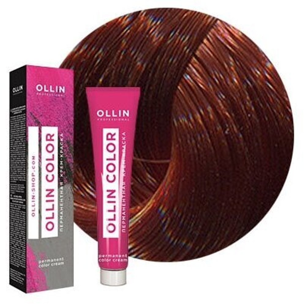 OLLIN COLOR 7/46 русый медно-красный 100 мл Перманентная крем-краска для волос