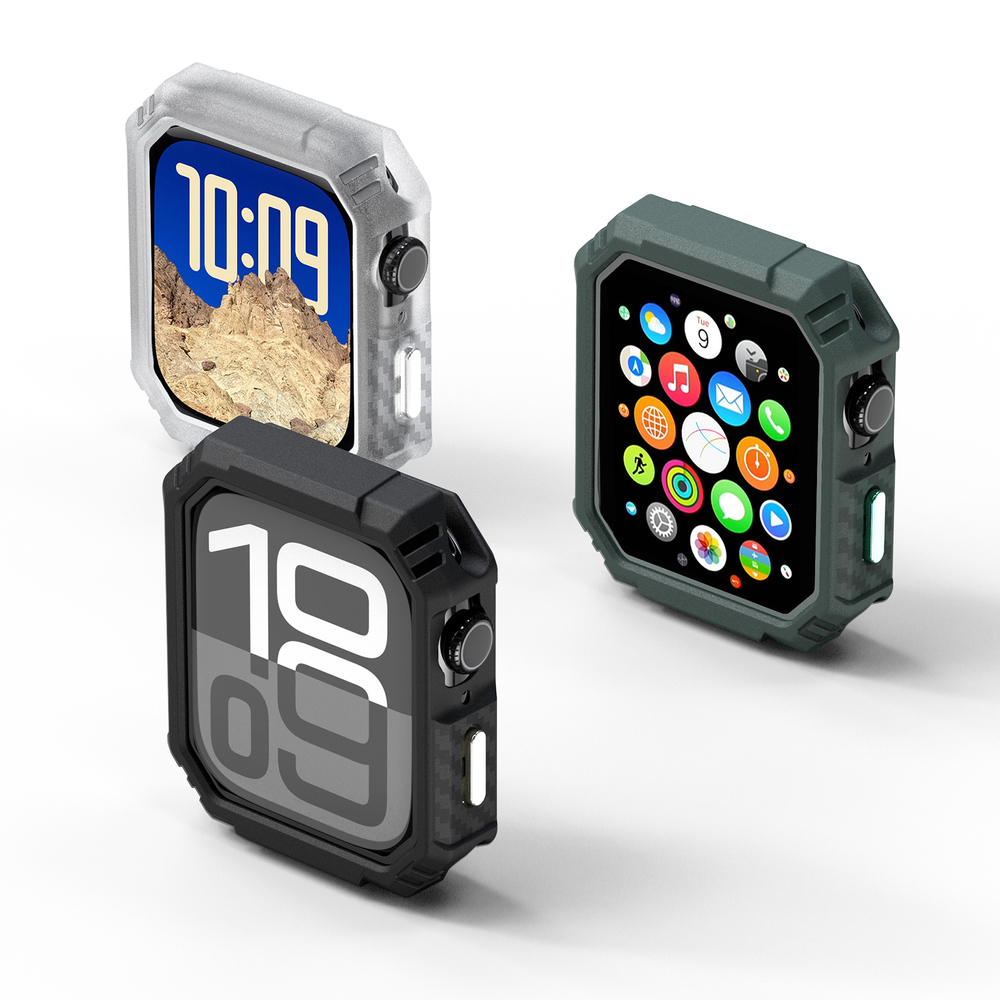 Чехол-бампер из Soft силикона от Dux Ducis для часов Apple Watch 42 мм на модели 10 серии, серия Damo Series Case