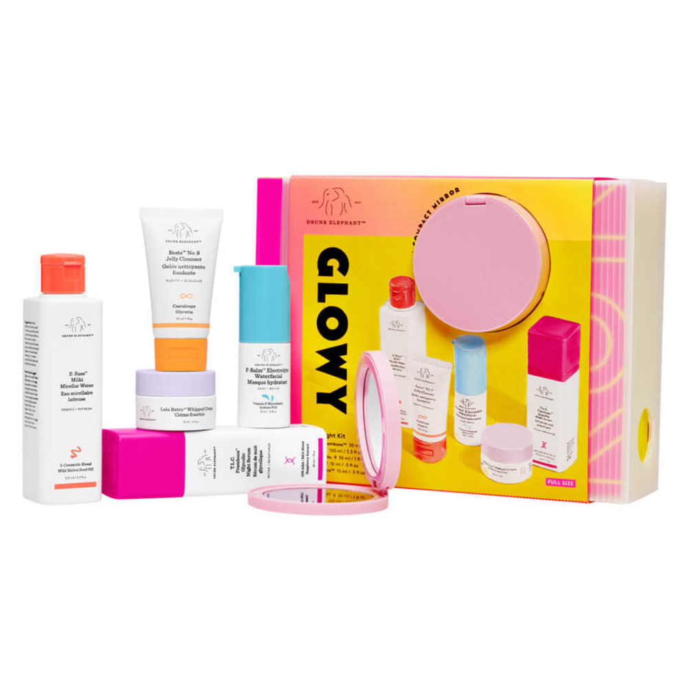 Drunk Elephant Glowy The Night Kit