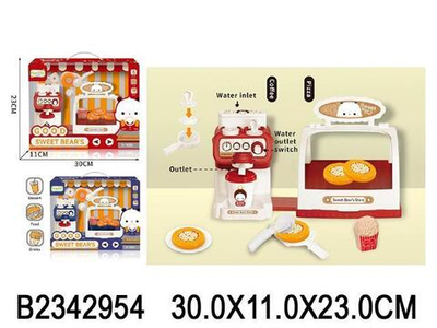 Набор кафе с кофемашиной, коробка HY744-E