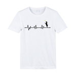 Футболка "ЭКГ - Джек Рассел в прыжке"