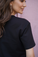 Блуза женская | Бл-1015 а футер/экокожа