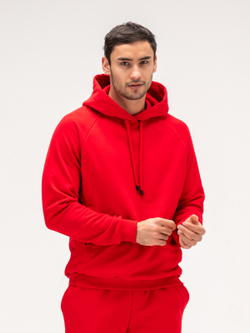 Костюм мужской спортивный теплый. Красный