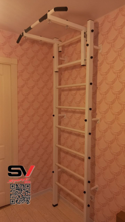 Монтаж шведской стенки Sv Sport в бетонные, кирпичные стены