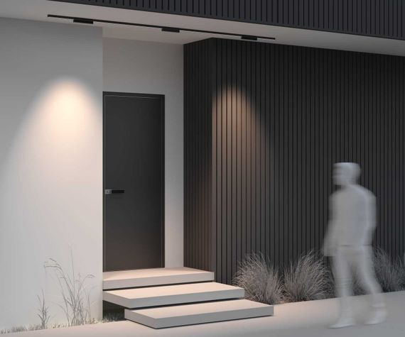 Уличный трековый светильник Maytoni Outdoor O-TR02-2-S-12WB3K