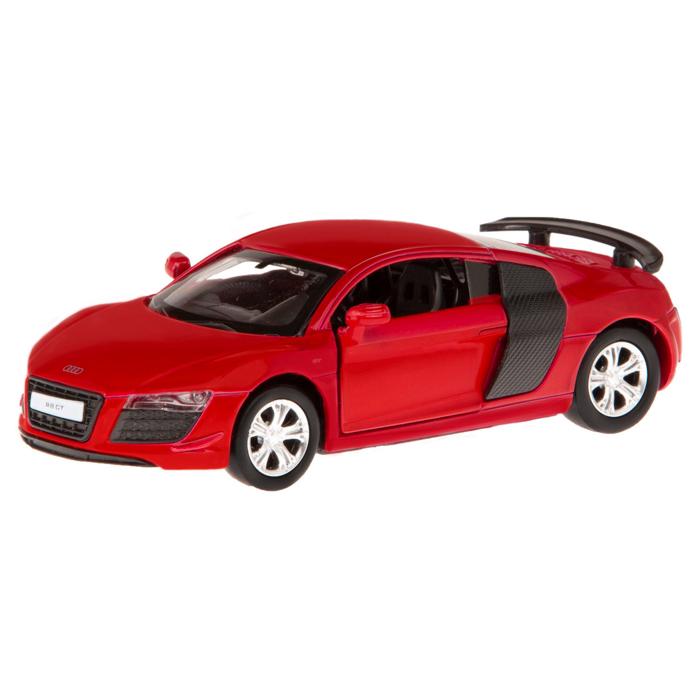 Модель 1:43 Audi R8 GT, красный, инерция, откр. двери