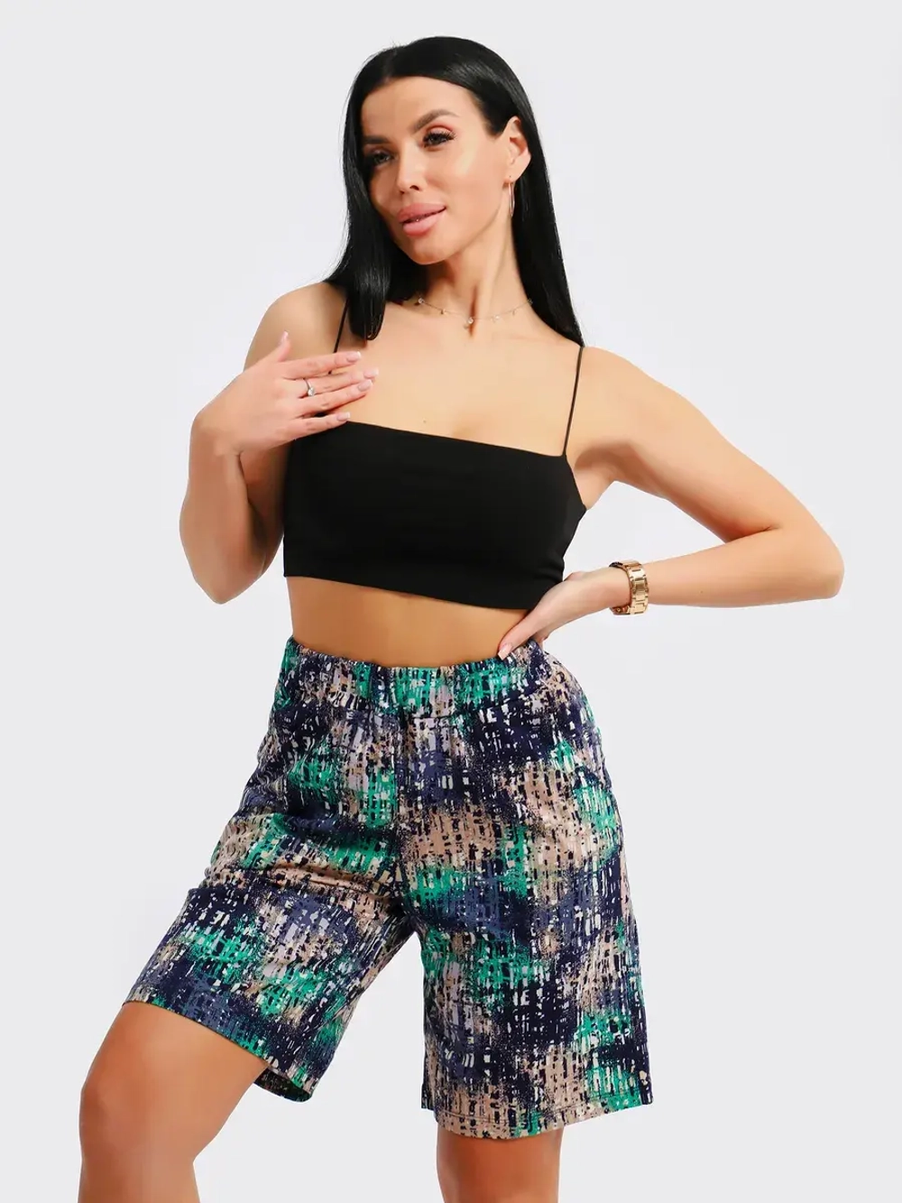 Шорты женские большие размеры