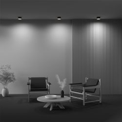 Потолочный светодиодный светильник Maytoni Zon C032CL-12W3K-RD-B