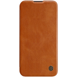 Кожаный чехол-книжка Nillkin Leather Qin Pro c защитой камеры для iPhone 13