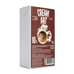 Крем на Растительных Маслах Creamart Сливки для Кофе 10% 1л