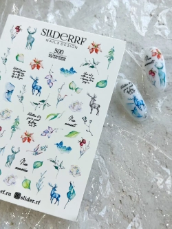 SliderRF Слайдеры наклейки для длинных ногтей 500