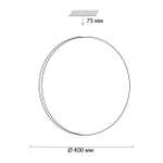 3017/DL PALE SN 218 Светильник пластик/белый LED 48Вт 4000K D400 IP43 SIMPLE