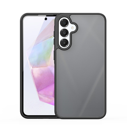 Прозрачный матовый чехол с черными рамками от Dux Ducis для Samsung Galaxy A36 5G и Galaxy A56 5G, серия Yind Series Case